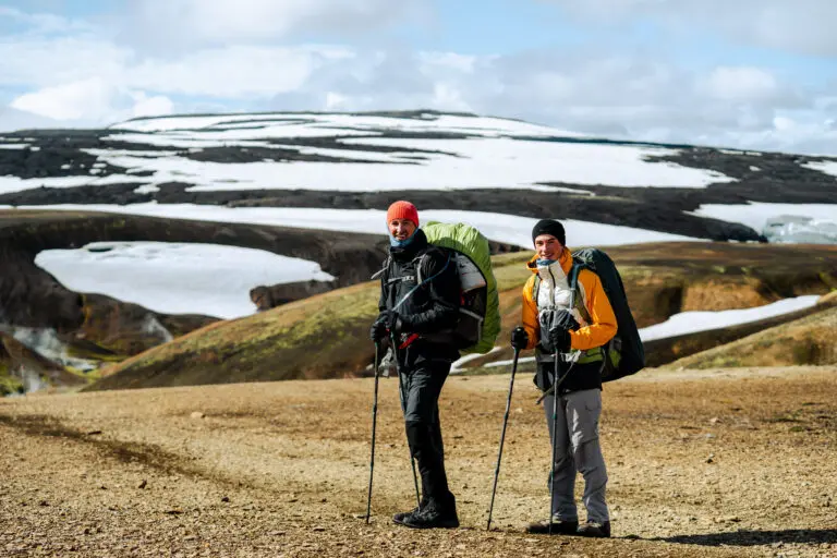 Wandelen in IJsland over de laugavegur trail