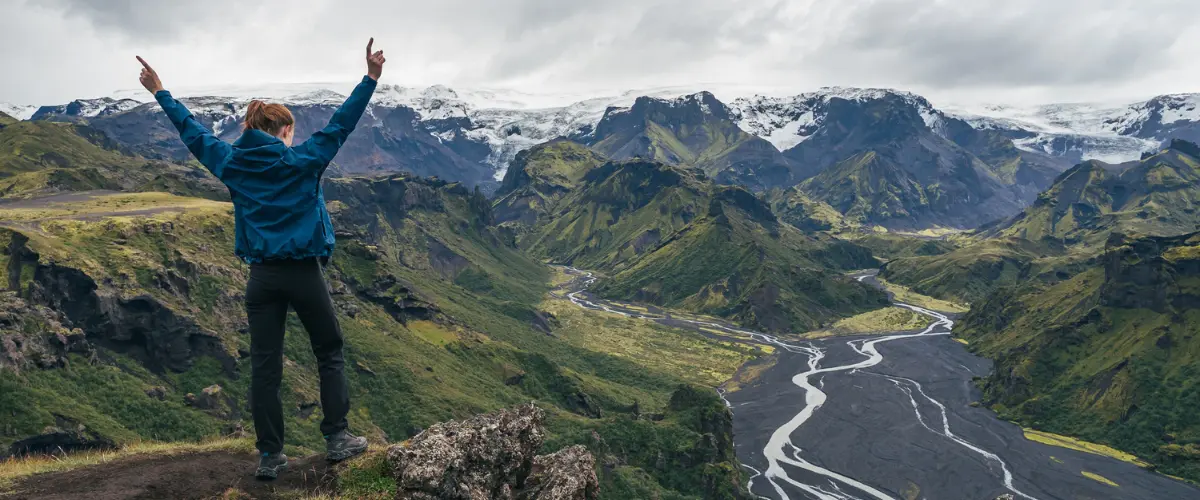 Wandelen in IJsland over de laugavegur trail
