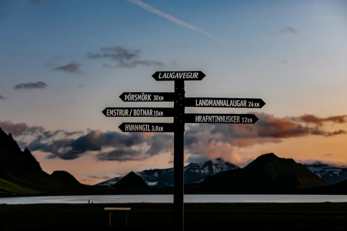 wandelen in IJsland op de laugavegur trail