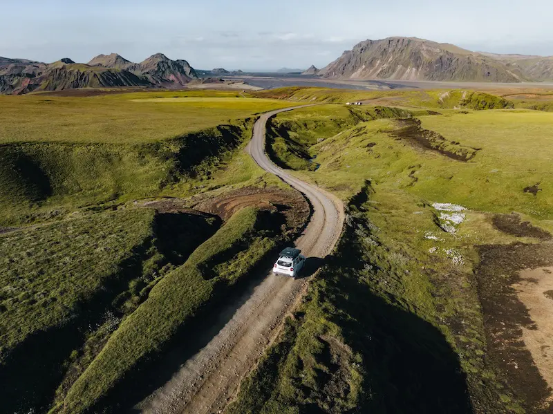 wandelen in IJsland op de laugavegur trail