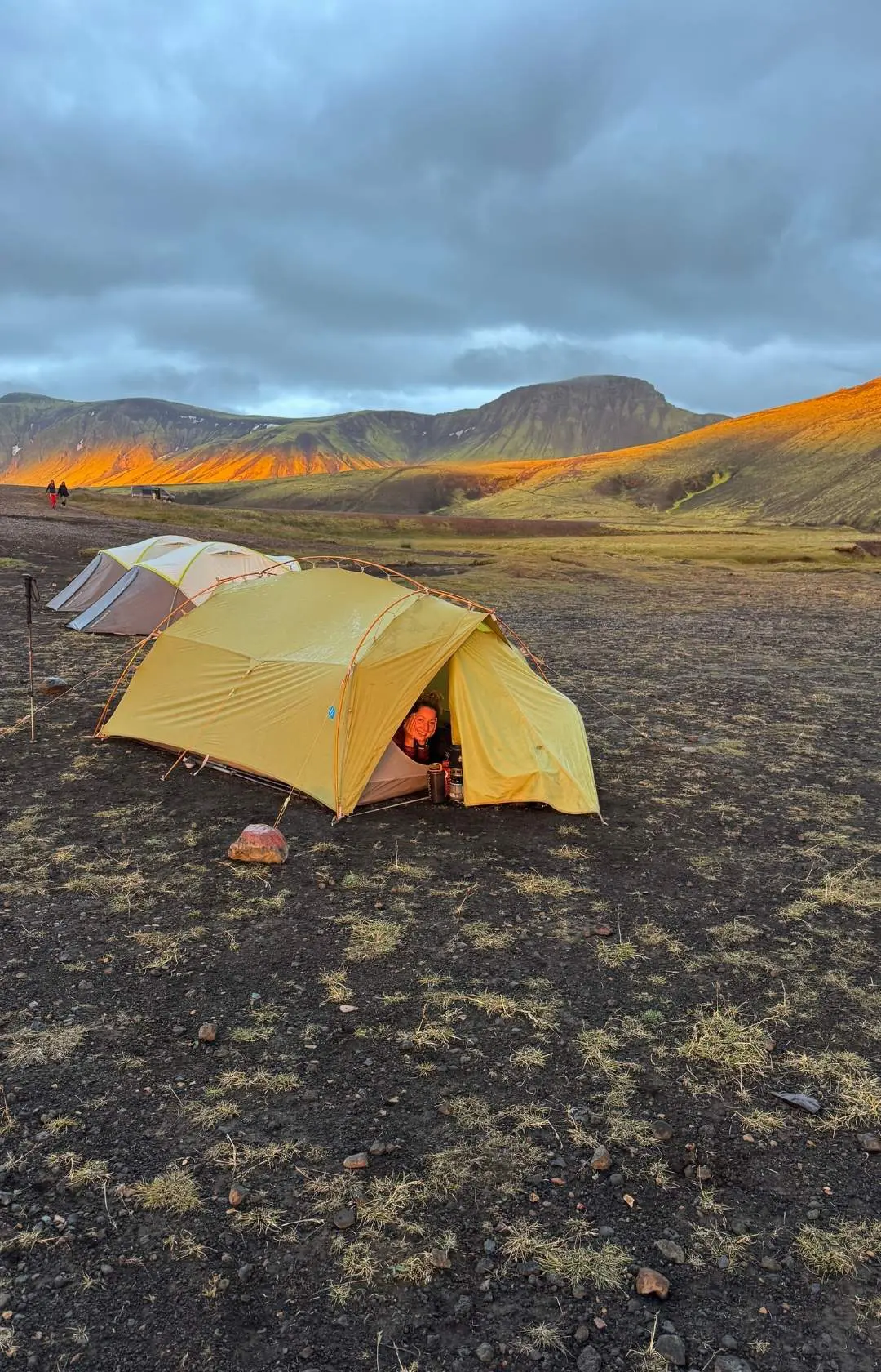 Sunset at Áftavatn
