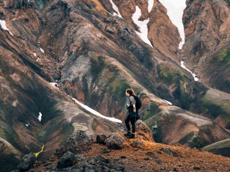 Wandelen in ijsland op de laugavegur trail